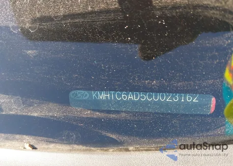 2012 Hyundai Veloster Base W/Red/Black from USA, damaged, VIN KMHTC6AD5CU023162